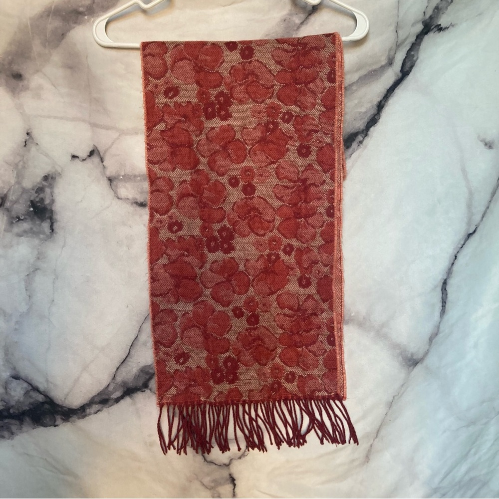 Super Soft Raspberry & Coral Scarf